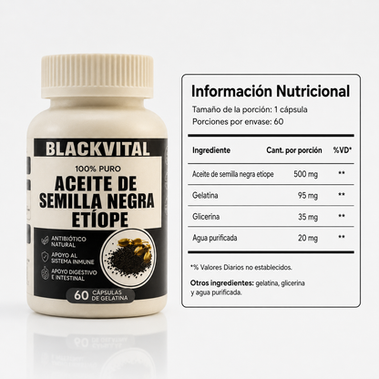 BlackVital®: bienestar, defensas y digestión desde adentro