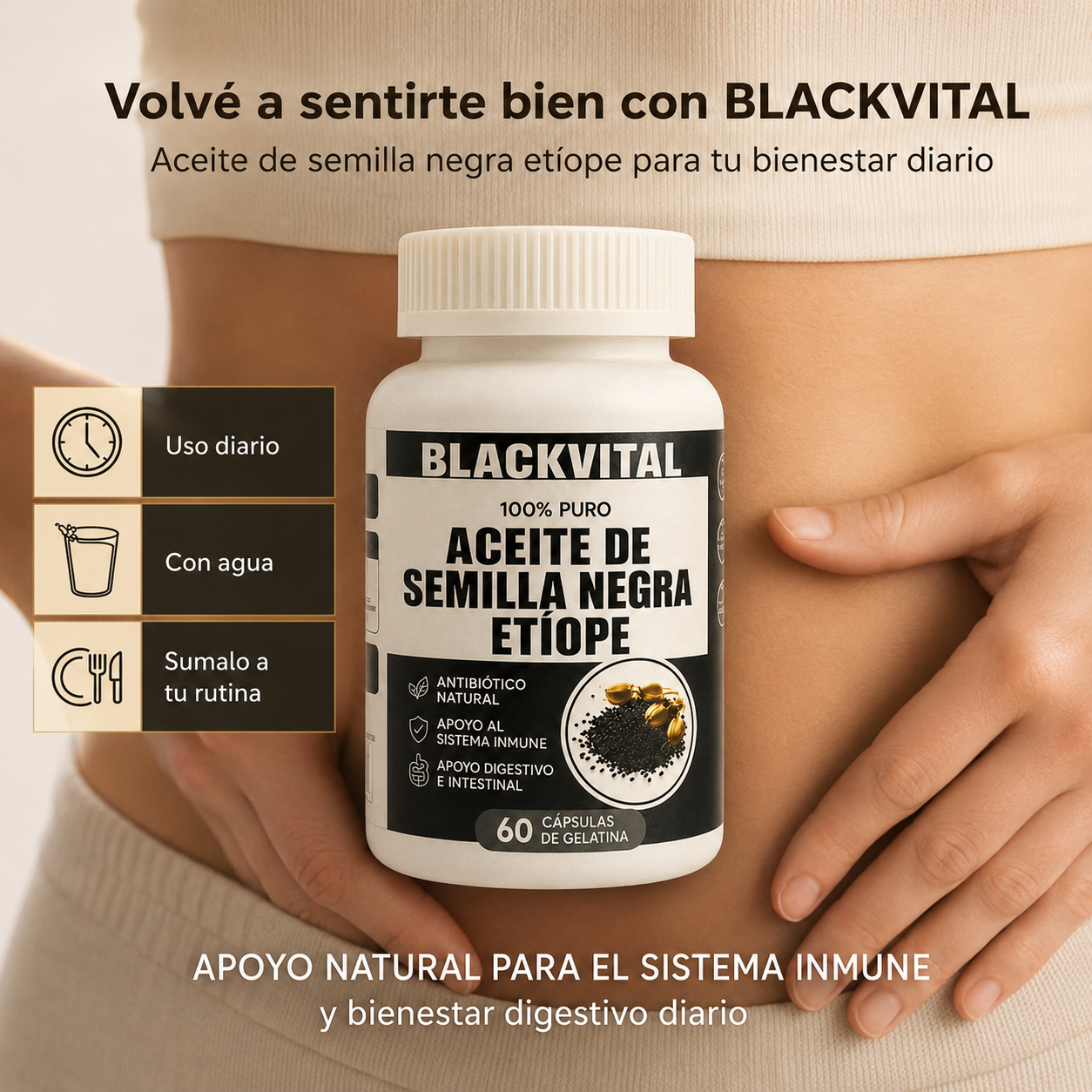 BlackVital®: bienestar, defensas y digestión desde adentro