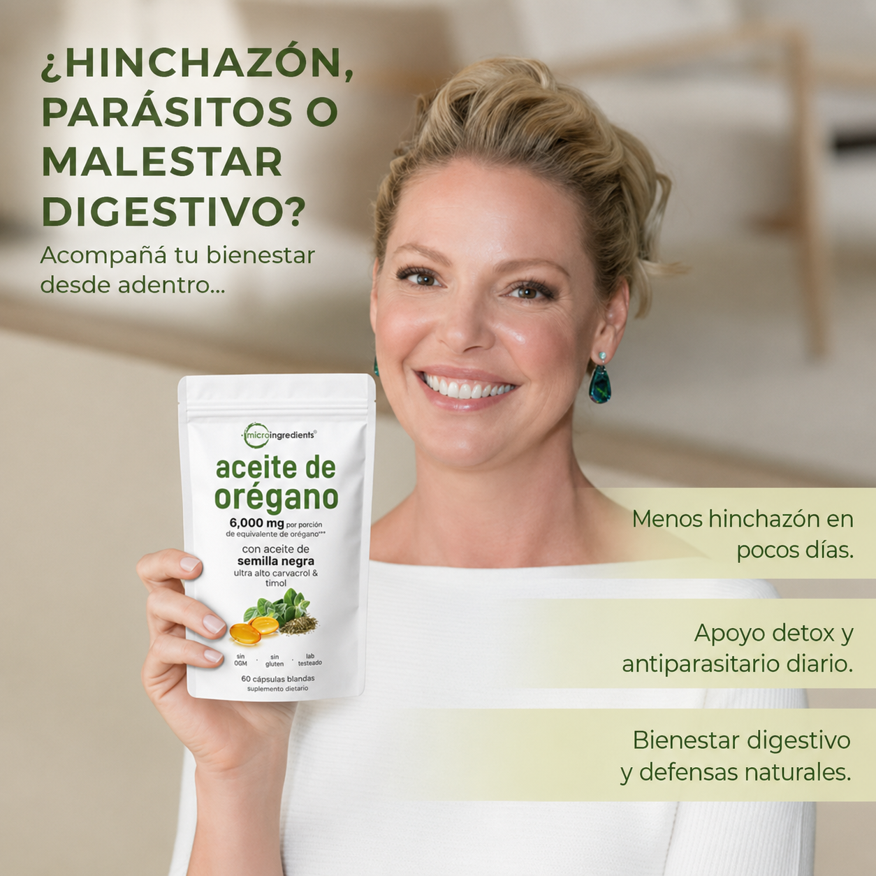 Aceite de oregano® — Acompañá el detox, la digestión y tus defensas desde adentro.